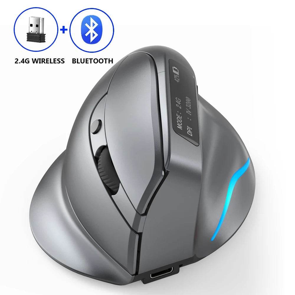 Mouse Vertical Ergonomic ZELOTES F-26C 3200DPI - Venduqo