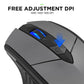 Mouse Wireless Ergonomic 2.4G USB & Type-C Reîncărcabil - Venduqo