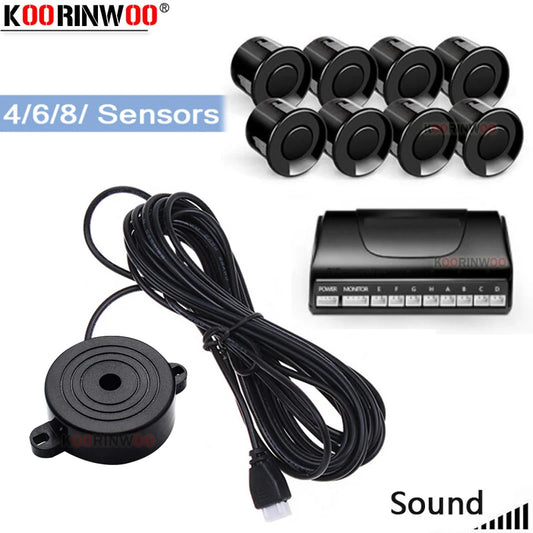 Senzori de Parcare Koorinwoo Ajustabili cu 8 Probes