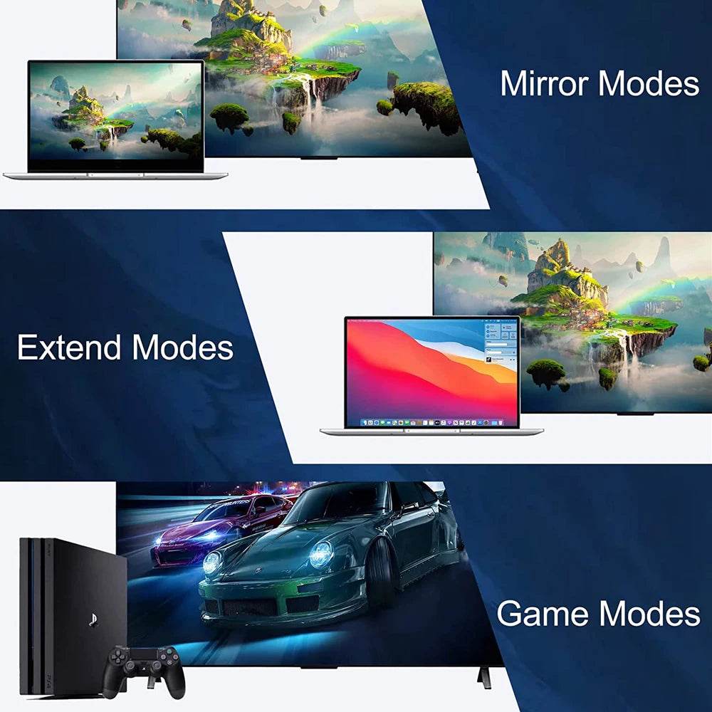 Cabluri HDMI AIXXCO Plăcute cu Aur 0.5M - 15M 1080p - Venduqo