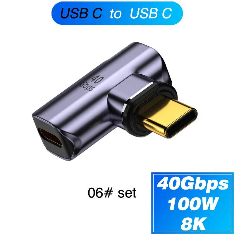 Adaptor Magnetic Type-C OTG Thunderbolt 4 - USB-A, HDMI, VGA, RJ45 - Venduqo