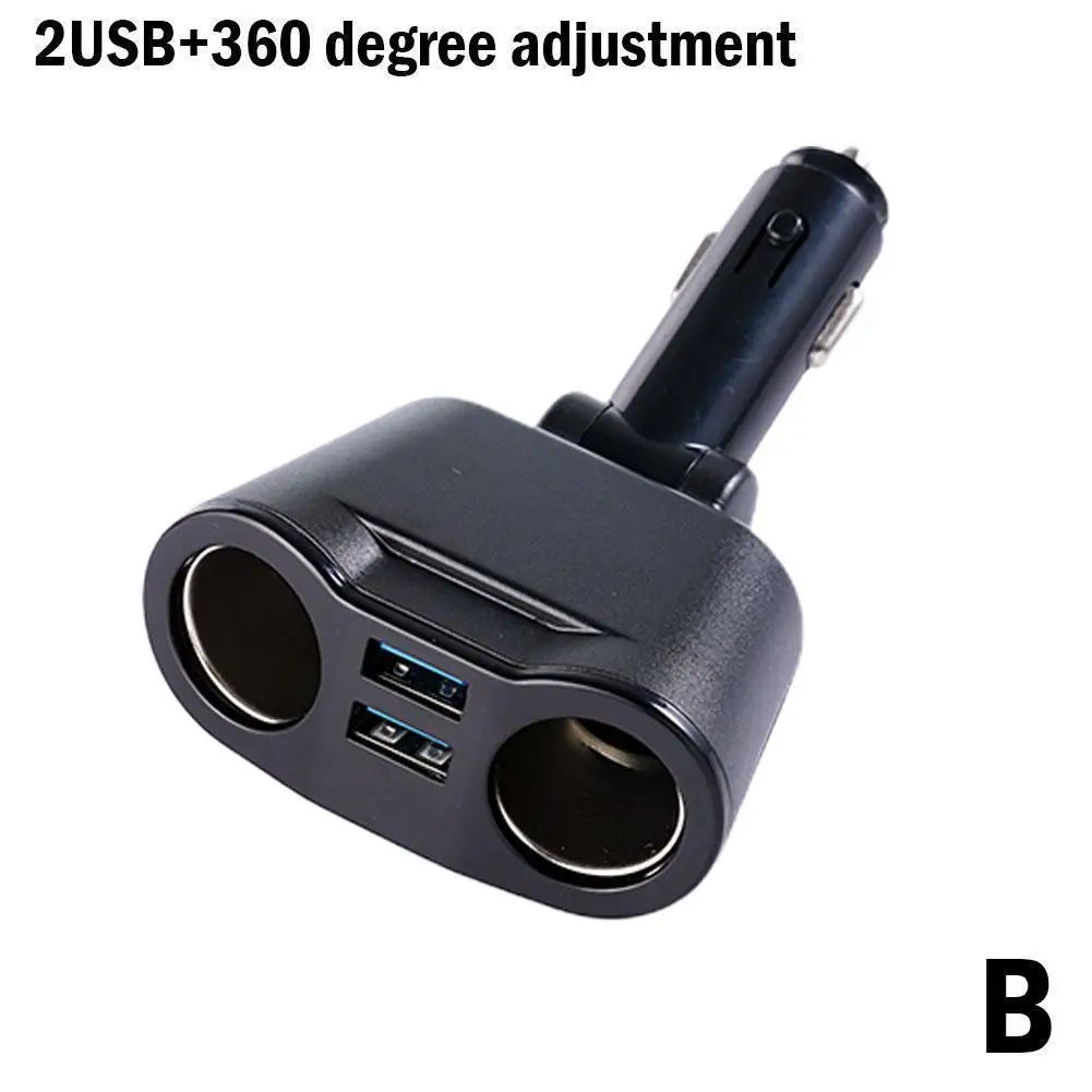 Încărcător Rapid Auto 66W cu Două USB și Type-C