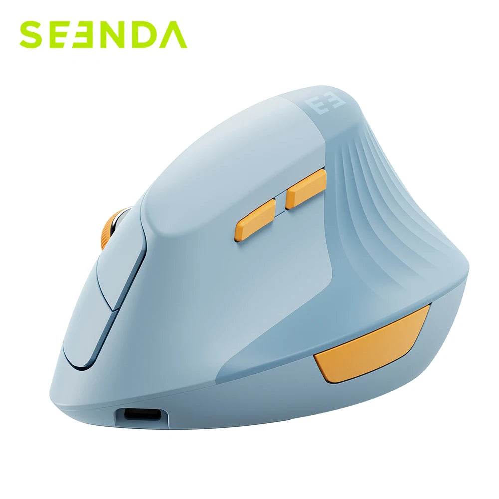 Mouse Vertical Wireless Seenda Tip C Ergonomic - Venduqo