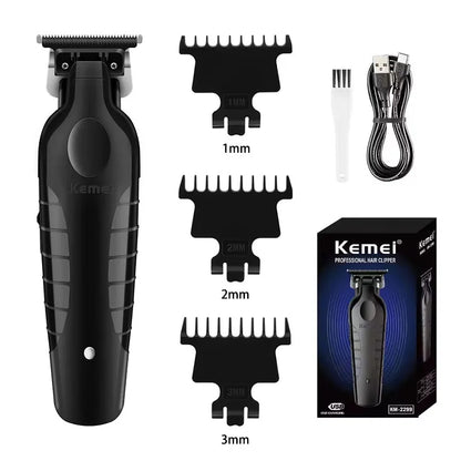 Kemei KM-2296 KM-2299 KM-1102 Kit Profesional de Tăiere a Părului pentru Bărbați