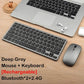 Set Tastatură și Mouse Wireless Bluetooth 2.4G Reîncărcabil - Venduqo