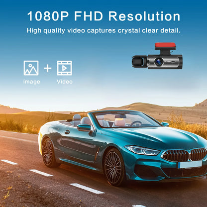 Cameră DVR Auto 1080P cu WiFi și Două Camere