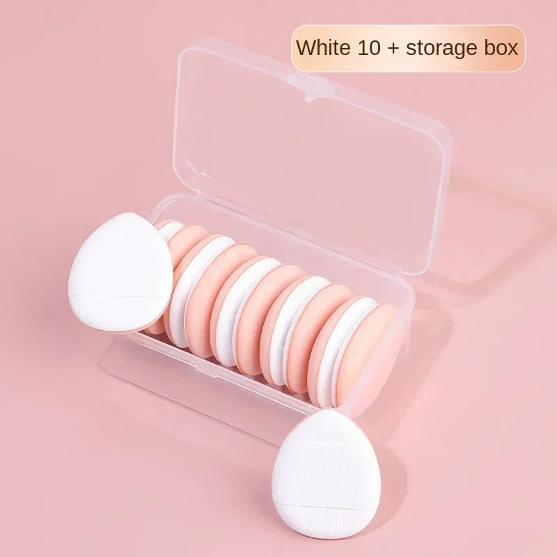 10Pcs Mini Puff pentru Fond de Ten - Aplicatoare Cosmetice