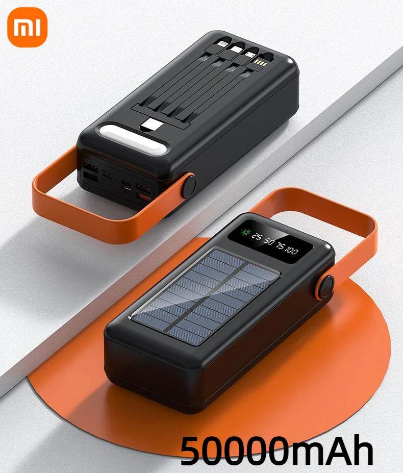 Baterie Externă Solară Xiaomi 100000mAh cu Încărcare Rapidă - Venduqo