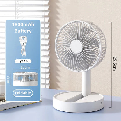 Ventilator USB Plian cu 4 Viteze și Temporizator