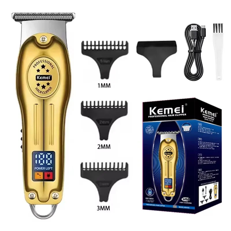 Kemei KM-2628 KM-678 KM-2024 Trimmer Electric Profesional pentru Barbă