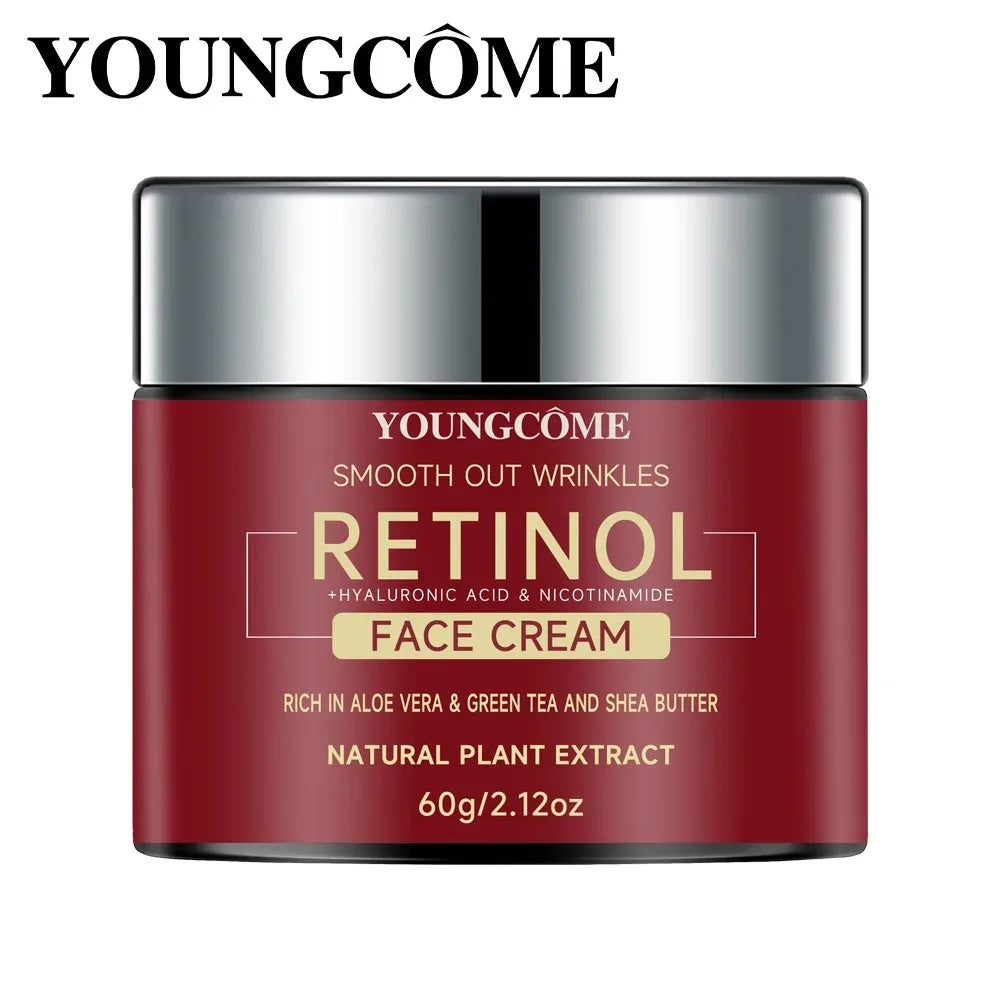 Crema de Față Anti-Aging cu Retinol, Hidratantă și Revitalizantă