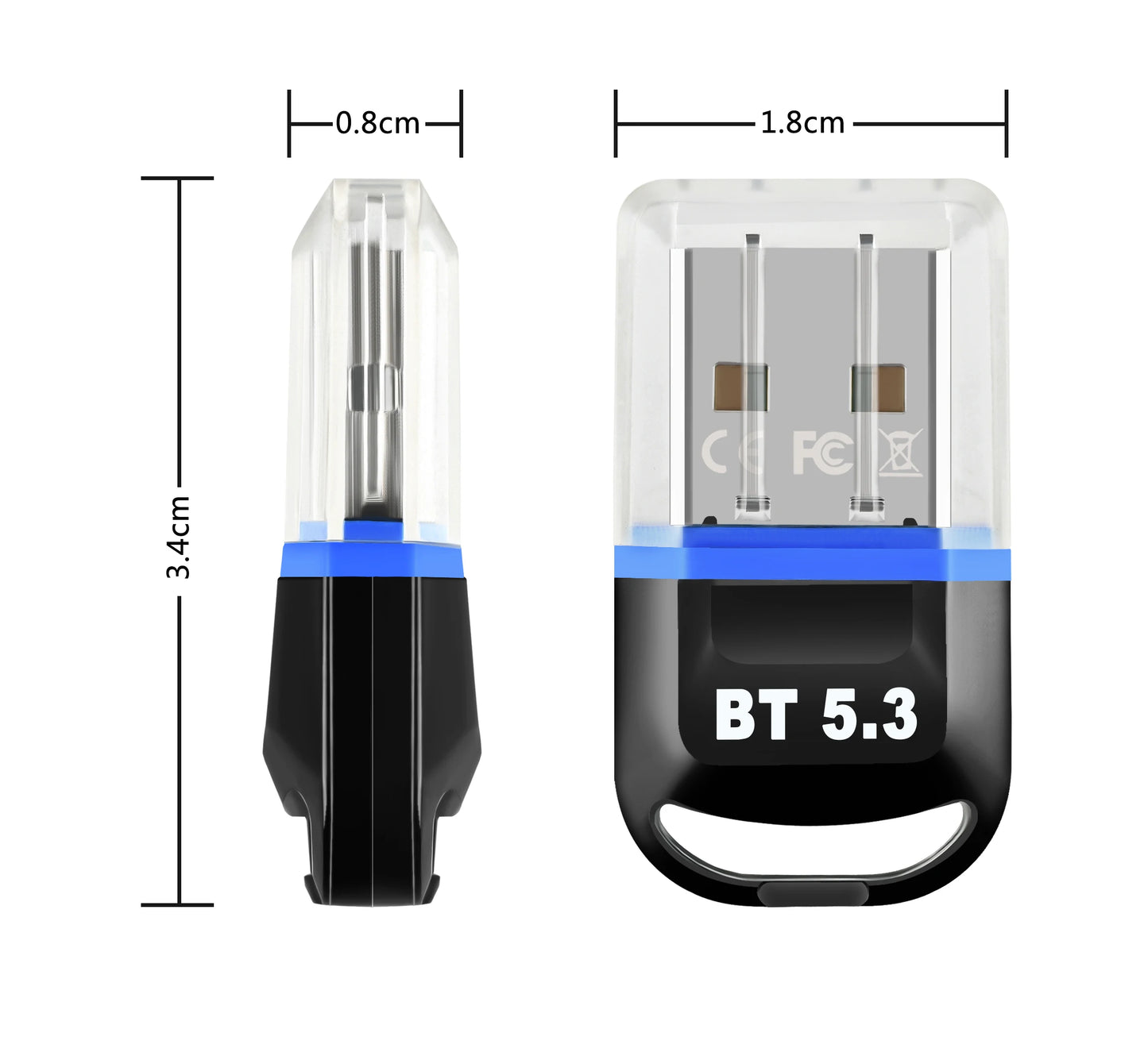 Transmițător Audio Wireless Bluetooth 5.3 pentru Mașini