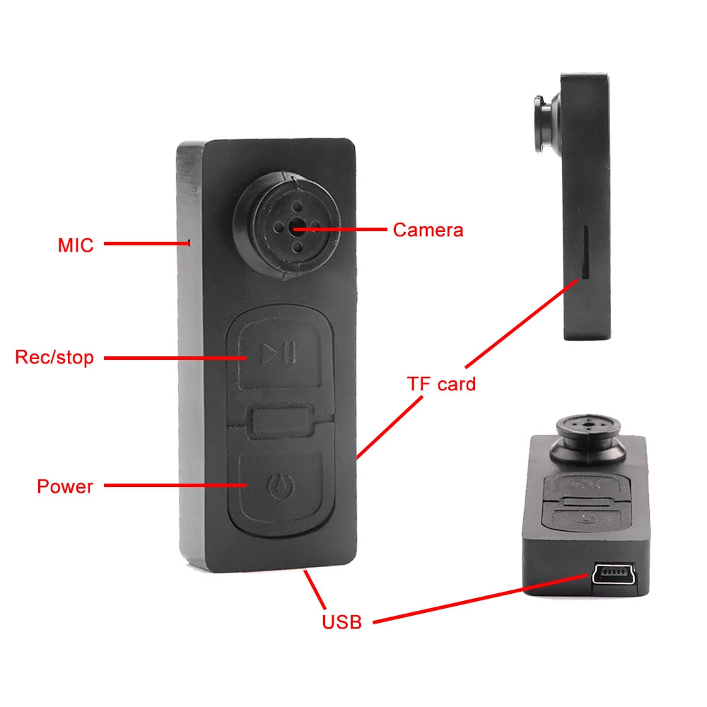 CUGUU Mini Camera HD Wireless - Recorder Video Compact