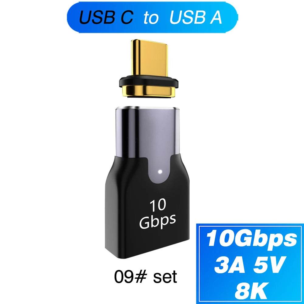 Adaptor Magnetic Type-C OTG Thunderbolt 4 - USB-A, HDMI, VGA, RJ45 - Venduqo