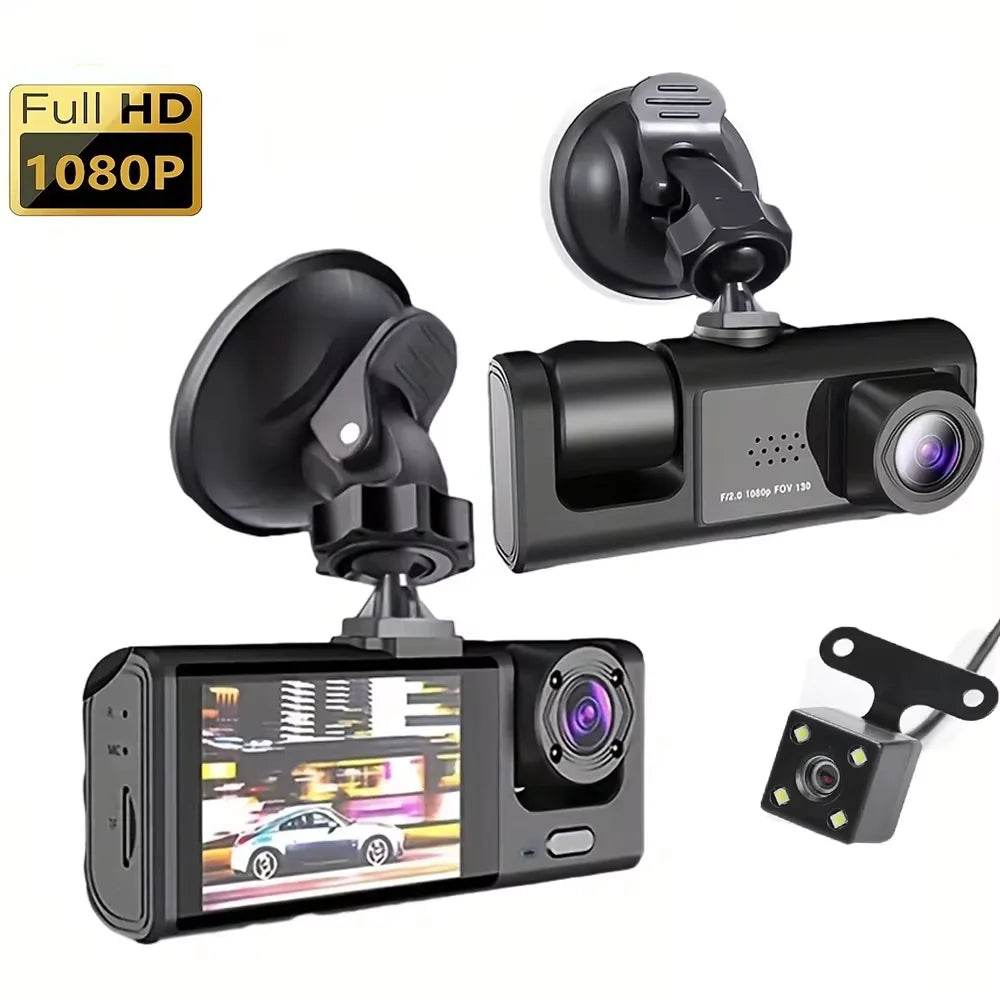 Camera DVR Auto 3 Canale HD 1080P cu 3 Lentile - Venduqo