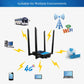 Router WiFi 4G LTE Industrial 300Mbps cu Slot SIM - Venduqo