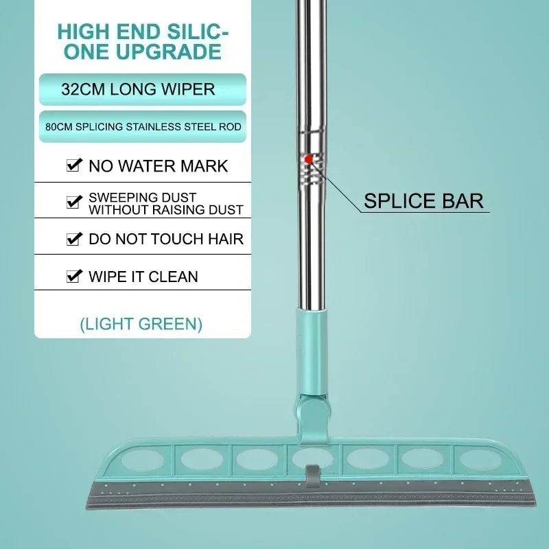 Mop Magic cu Perie din Silicon pentru Curățenie - Venduqo