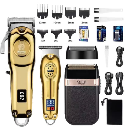 Kemei KM-2628 KM-678 KM-2024 Trimmer Electric Profesional pentru Barbă