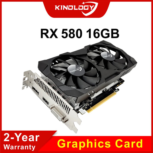 Placă Video Kinology AMD RX 580 16GB GDDR5