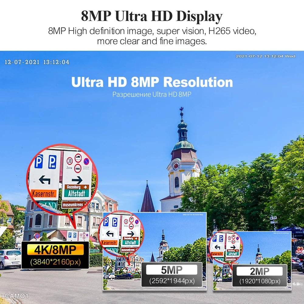 Sistem de Supraveghere Techage 4K 8MP H.265 8CH PoE NVR - Venduqo