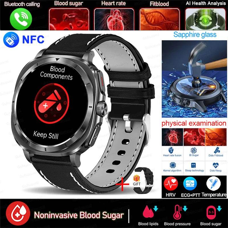 Smartwatch KAVSUMI Galaxy Watch 7 cu Măsurători Sănătate - Venduqo