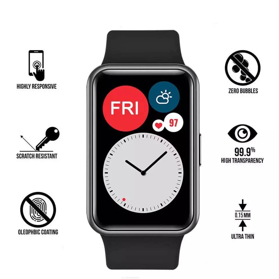 Folie Protectoare Ușoară pentru Huawei Watch Fit 2 și Band 6/7/8 - Venduqo