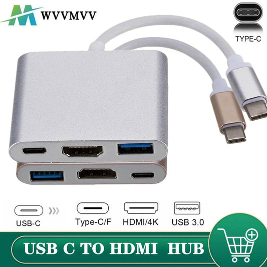 Adaptor USB C la HDMI 3 în 1 pentru Macbook - Venduqo