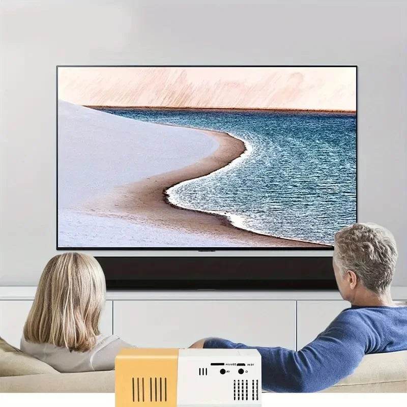 Mini proiector LED portabil YG300 cu HDMI, USB și TF - Venduqo