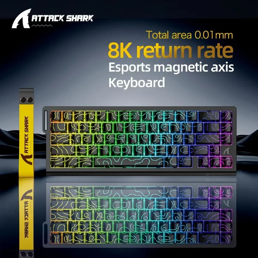 Keyboard Mecanic RGB Attack Shark X68HE