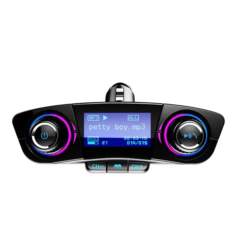 Adaptor Bluetooth 5.0 pentru Mașină cu Transmisie FM/AUX