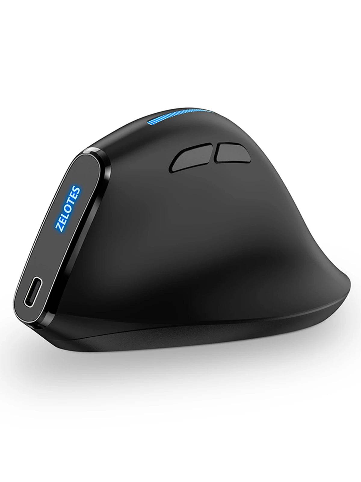 Mouse Wireless Vertical ZELOTES F36A 2.4G Reîncărcabil - Venduqo