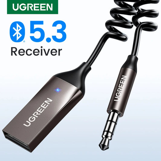 UGREEN Bluetooth Receiver 5.3 pentru Mașină - Adaptator Audio Wireless