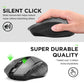 Mouse Wireless Ergonomic 2.4G USB & Type-C Reîncărcabil - Venduqo