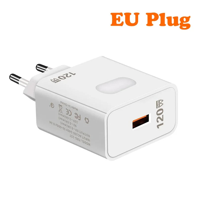 Încărcător rapid 120W GaN USB Quick Charge 3.0