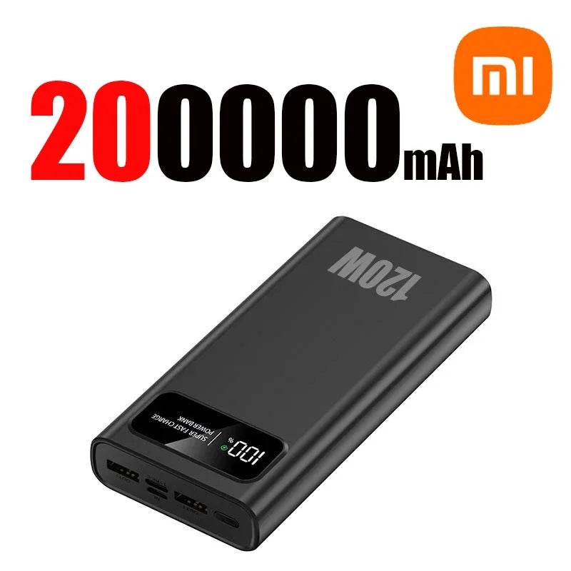Baterie Externă Lenovo 200000mAh 120W Super Încărcare - Venduqo