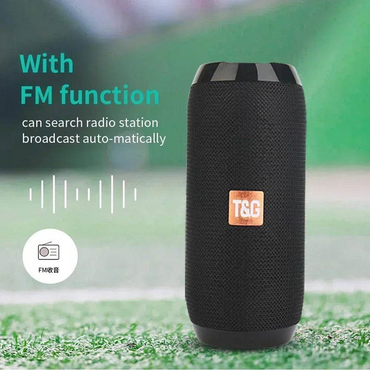 T&G Boxa Portabilă Wireless Bluetooth - Waterproof, Radio FM, Sunet Stereo - Venduqo