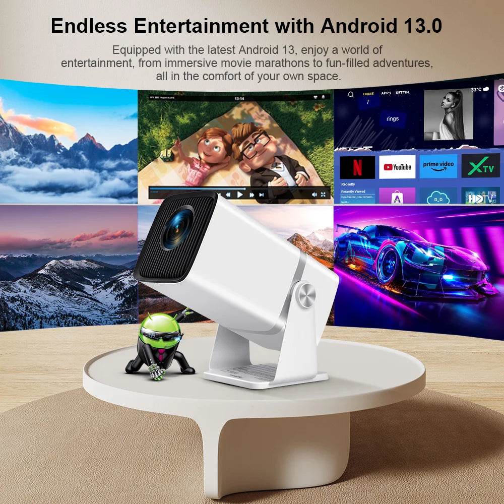 Proiector Portabil ThundeaL 4K Full HD TD80W cu Android WiFi - Venduqo