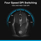 Mouse USB Cablat 7200DPI Ergonomic cu 6 Butoane - Venduqo