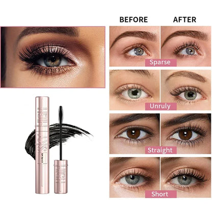 Mascara Waterproof pentru Gene Lungi și Voluminoase - Negru