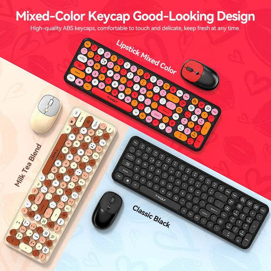 Set Tastatură și Mouse Wireless TF350 USB - Venduqo