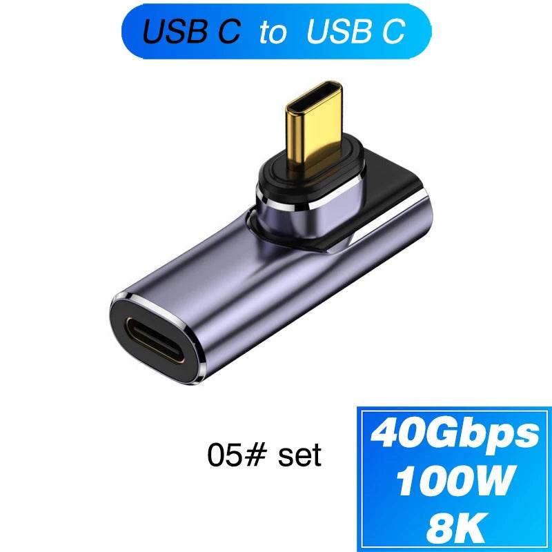 Adaptor Magnetic Type-C OTG Thunderbolt 4 - USB-A, HDMI, VGA, RJ45 - Venduqo