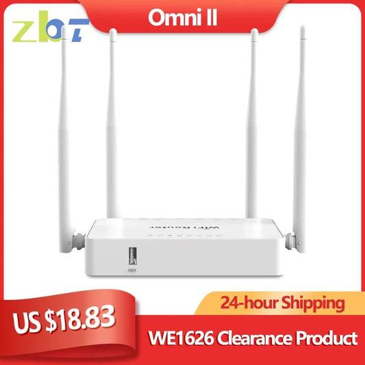 ZBT WE1626 Router WiFi Wireless Omni 2 OpenWrt 4G - Venduqo