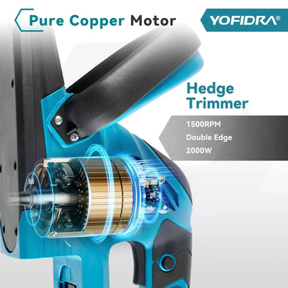 YOFIDRA 2000W Tăietor de Gardă Electric