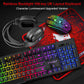 Set 4 în 1: Căști Gaming, Mouse Pad, Mouse și Tastatură - Venduqo