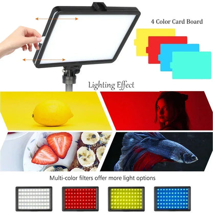 ZOMEI 6/8in LED Ring Light - Clip-On pentru Conferințe Video și Streaming Live