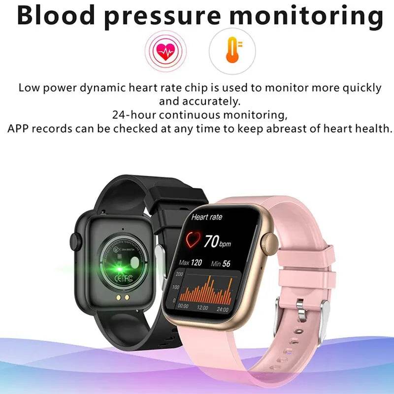 Ceas Inteligent LIGE pentru Femei, Ecran Tactil Complet, Rezistent la Apă, Bluetooth, Tracker Fitness - Venduqo