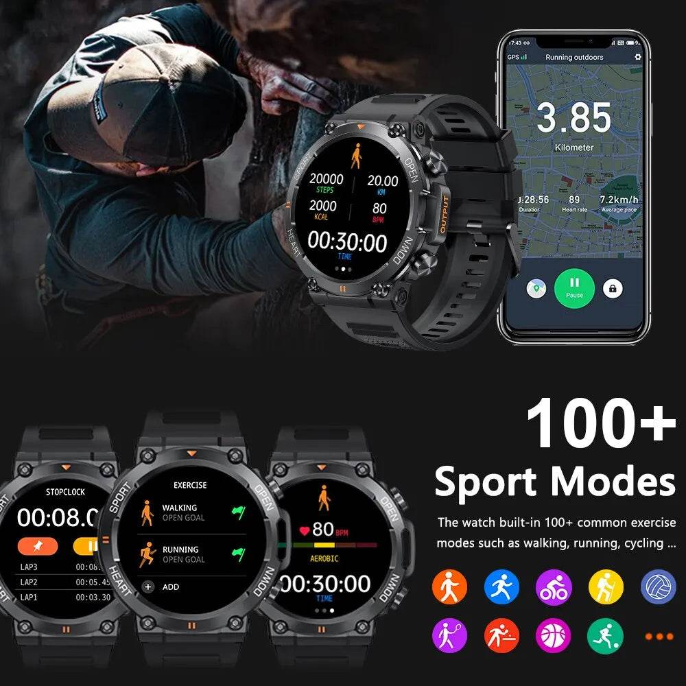 MEVADEN 1.39 Inch Smart Watch Men - Fitness Tracker & Heart Monitor - Venduqo