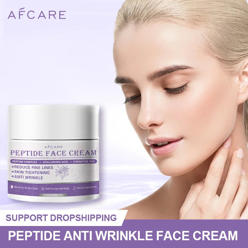 Crema de fata anti-rid cu peptide Afcare