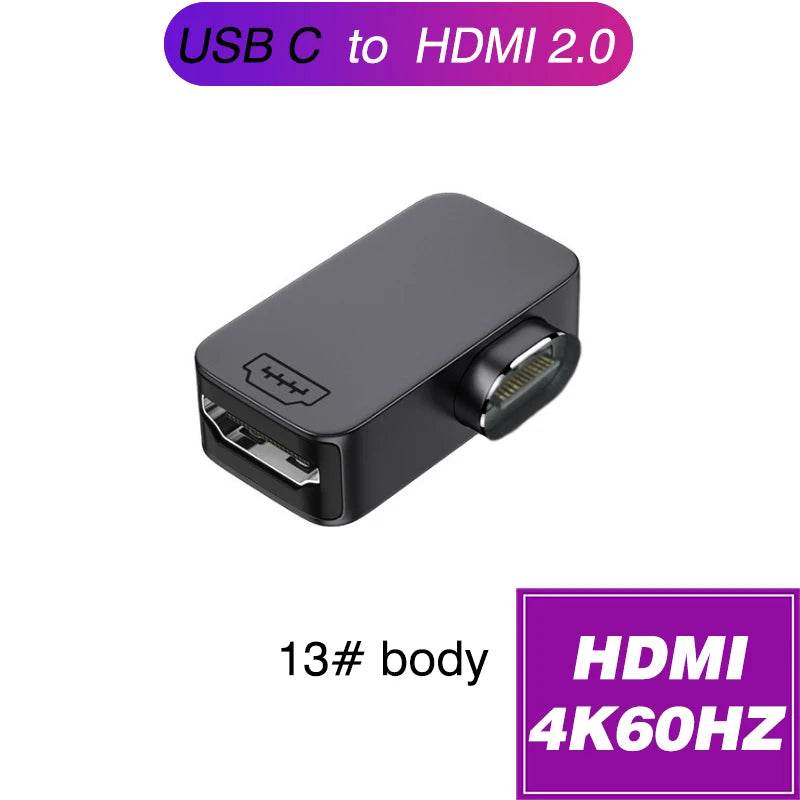 Adaptor Magnetic Type-C OTG Thunderbolt 4 - USB-A, HDMI, VGA, RJ45 - Venduqo
