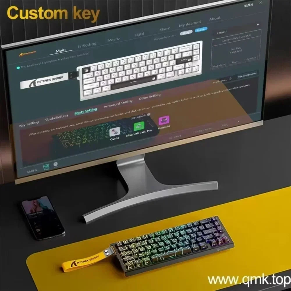 Keyboard Mecanic RGB Attack Shark X68HE